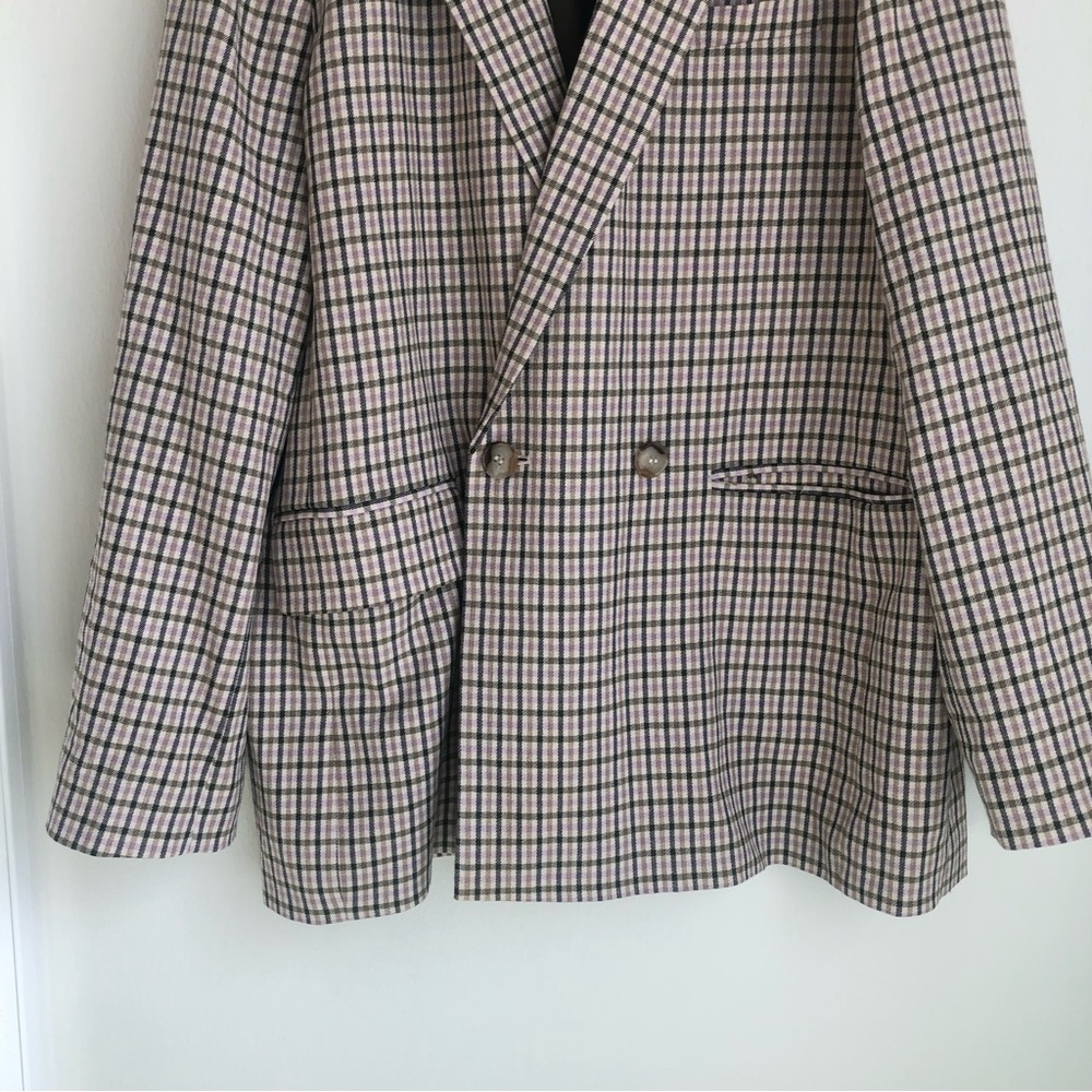 Madewell size XXL Regular Dorset Blazer in Albermarle Plaid - Picture 4 of 7